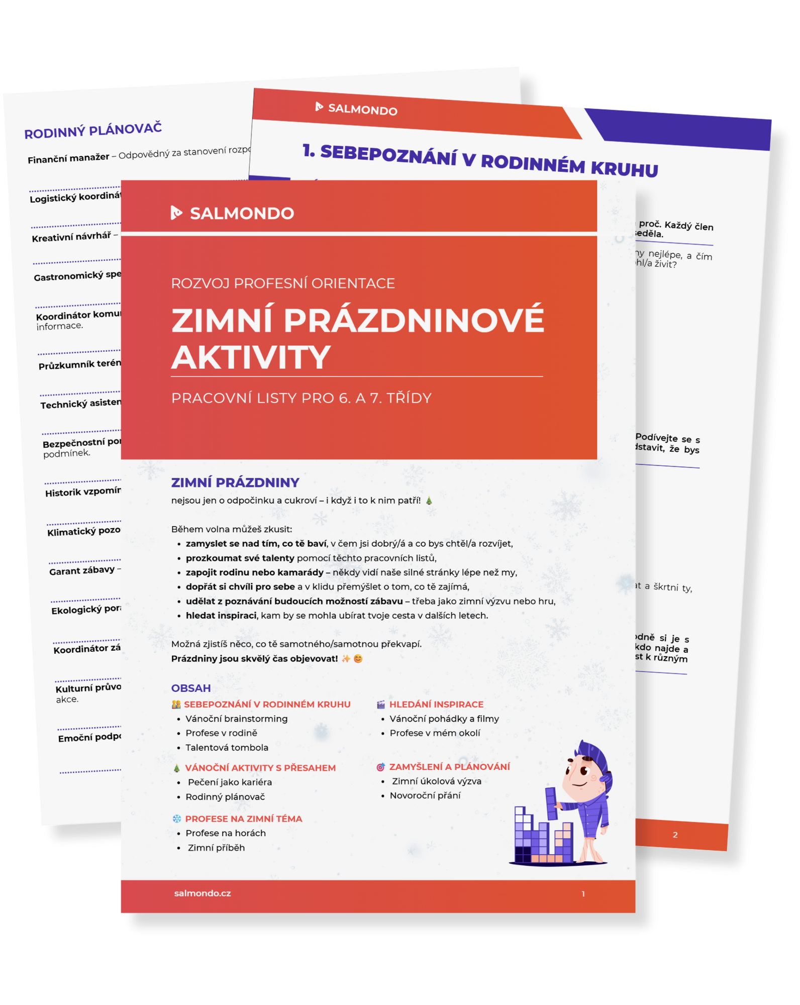 Pracovní listy profesní orientace