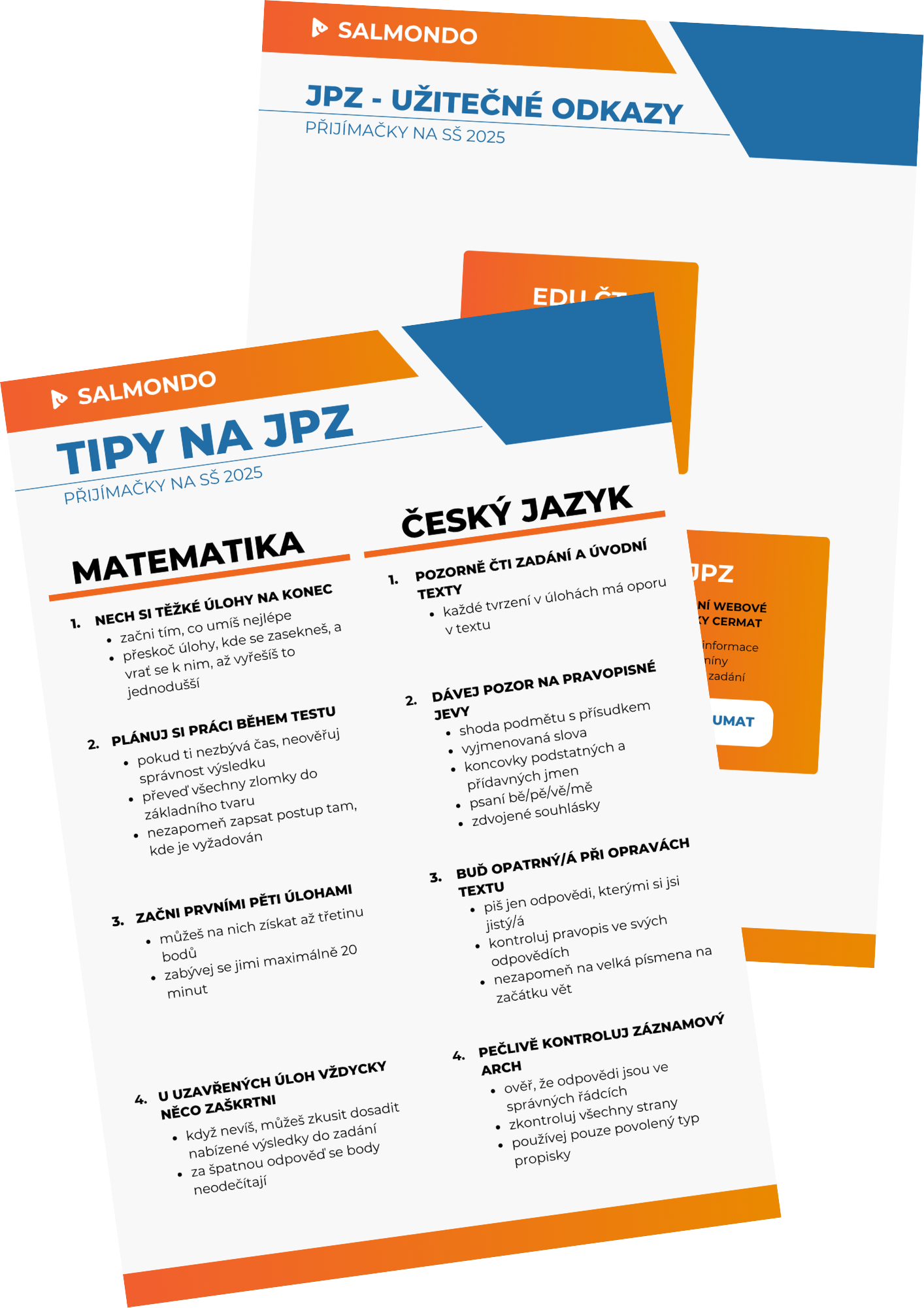 Přijímačky na SŠ 2025 - tipy