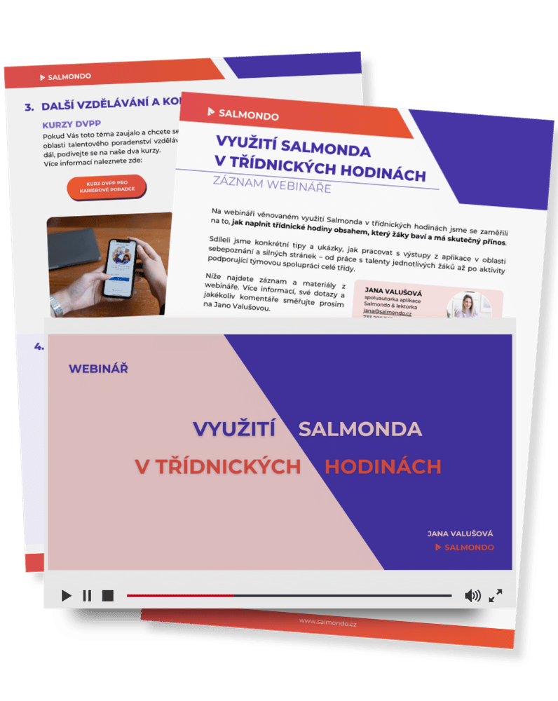 Záznam webináře – využití Salmonda v třídnických hodinách