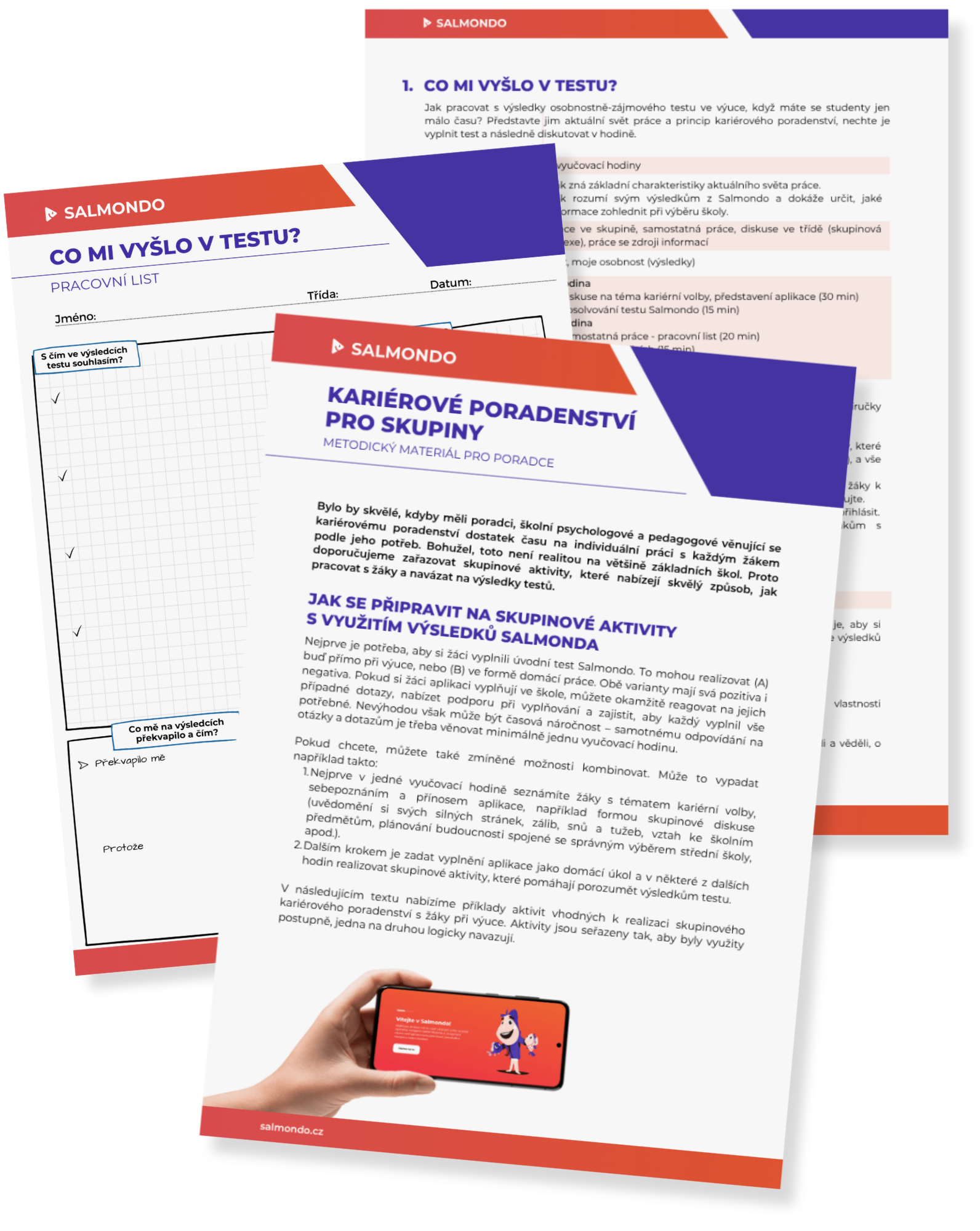 Pracovní listy pro volbu povolání